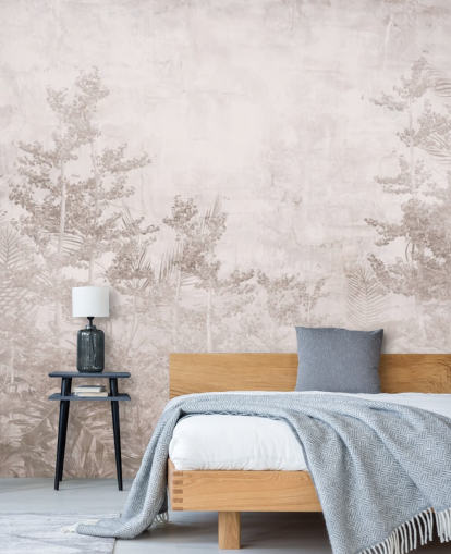 Vintage seepian sävy utuinen trooppinen viidakko taustakuva Vintage seepian sävy utuinen trooppinen viidakko taustakuva