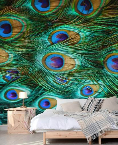 Peacock Eyes Print Peacock Feather Wallpaper Peacock Eyes Print Peacock Feather Wallpaper