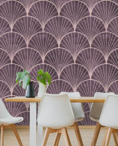 papel de parede roxo com efeito art déco papel de parede roxo com efeito art déco