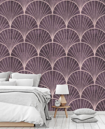 purple art deco effect wallpaper purple art deco effect wallpaper