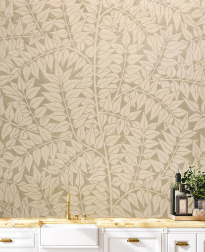 papel de parede com padrão de ramo neutro papel de parede com padrão de ramo neutro
