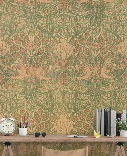 peach and green pattern wallpaper peach and green pattern wallpaper