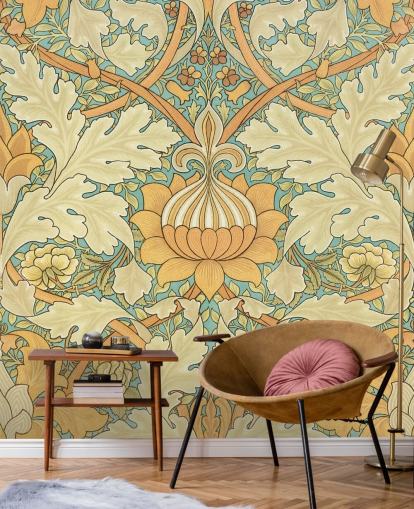 William Morris-behang met patroon William Morris-behang met patroon