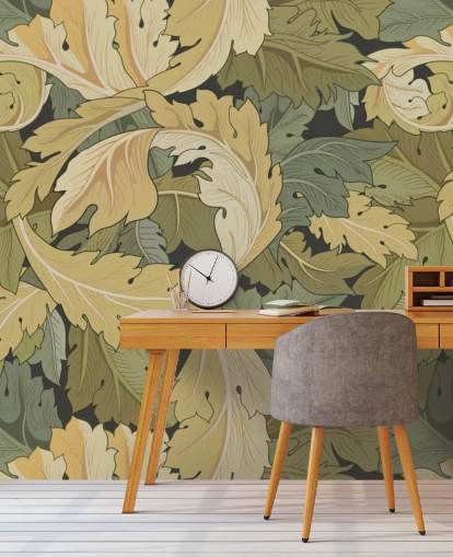 flower garden wall mural in multi colours by William Morris flower garden wall mural in multi colours by William Morris
