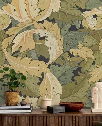 flower garden wall mural in multi colours by William Morris flower garden wall mural in multi colours by William Morris