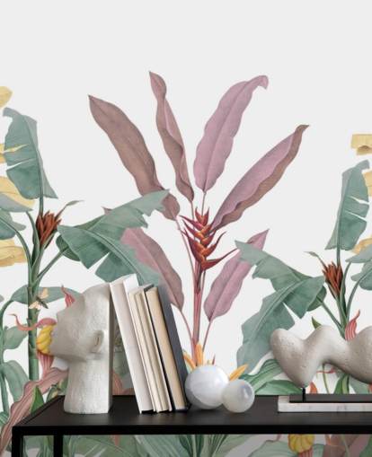 Tapeten-Wandbild „Bunte Tropische Palmen“ Tapeten-Wandbild „Bunte Tropische Palmen“