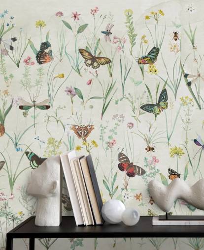 herbs and butterflies wallpaper herbs and butterflies wallpaper