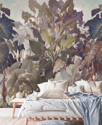 peinture murale multicolore sur la jungle peinture murale multicolore sur la jungle