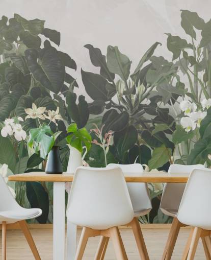 stor bladdjungel tapet väggmålning stor bladdjungel tapet väggmålning