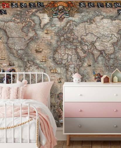 pirater kart veggmaleri pirater kart veggmaleri