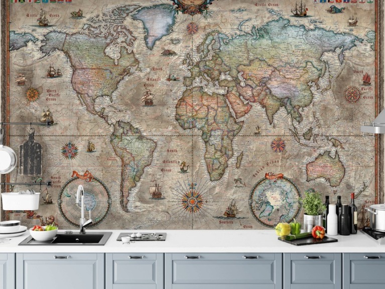 Vintage World Map 4k Wallpapers  Wallpaper Cave