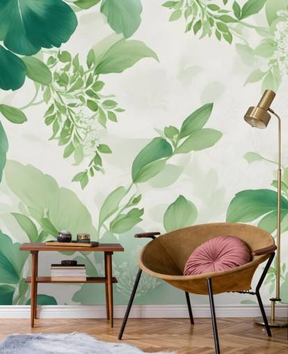 gröna blad tapeter väggmålning gröna blad tapeter väggmålning