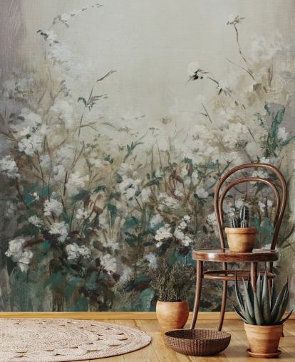 abstrakti syksyn niittyseinämaalaus abstrakti syksyn niittyseinämaalaus