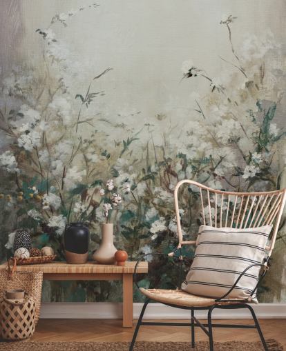 abstrakt høsteng veggmaleri abstrakt høsteng veggmaleri