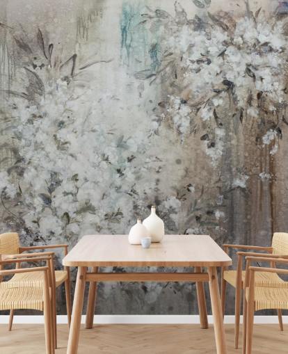 abstrakti kukka seinämaalaus abstrakti kukka seinämaalaus