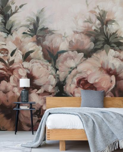 blush pink peonies wall mural blush pink peonies wall mural