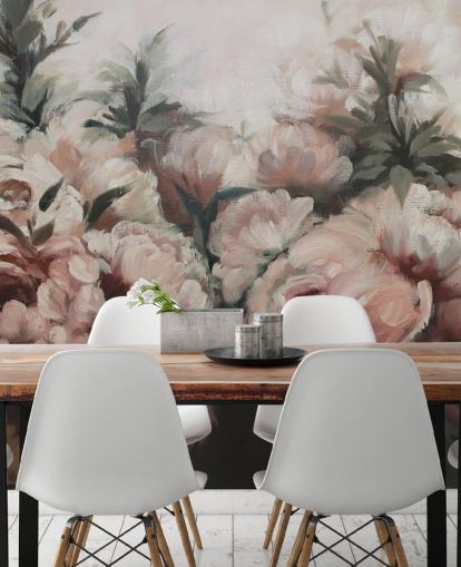 blush pink peonies wall mural blush pink peonies wall mural