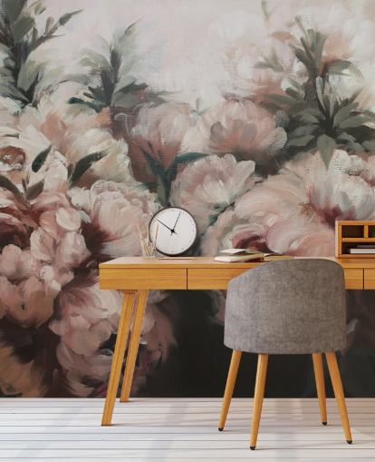 blush pink peonies wall mural blush pink peonies wall mural