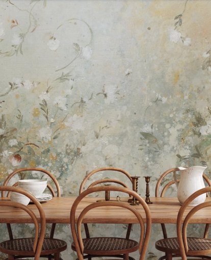 neutral beige blomstertapet vægmaleri neutral beige blomstertapet vægmaleri