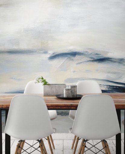 abstraktes marineblaues Wandbild abstraktes marineblaues Wandbild