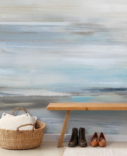 murale astratto blu e grigio murale astratto blu e grigio