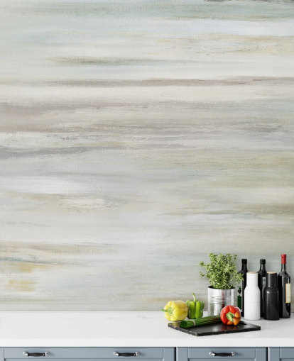 peinture murale abstraite bleue et grise peinture murale abstraite bleue et grise