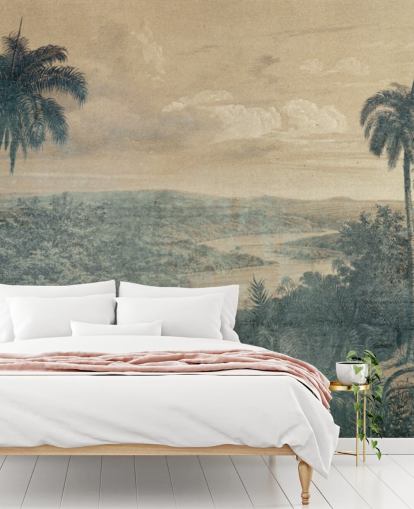 jungle in the sun wallpaper mural jungle in the sun wallpaper mural