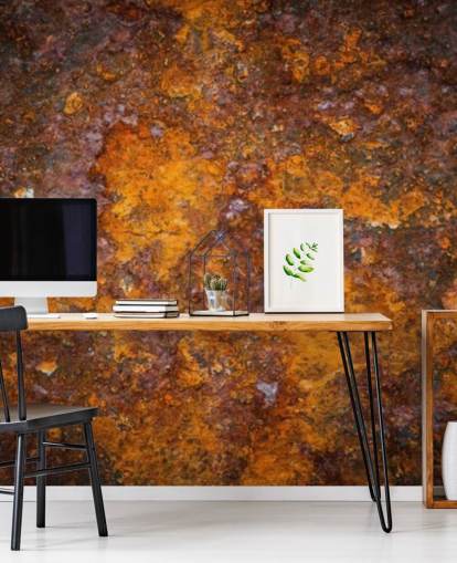 orange Rost-Tapete orange Rost-Tapete