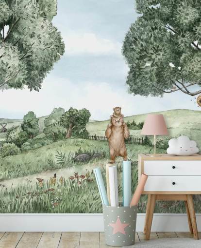 Bears & Bees veggmaleri Bears & Bees veggmaleri