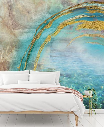 abstract blue wall mural abstract blue wall mural