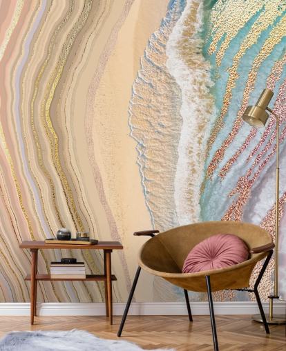 pastel geode wall mural pastel geode wall mural