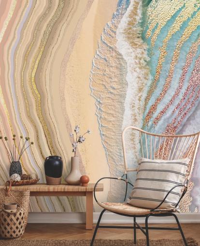 pastel geode wall mural pastel geode wall mural