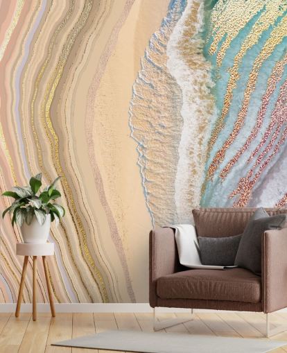 pastel geode wall mural pastel geode wall mural