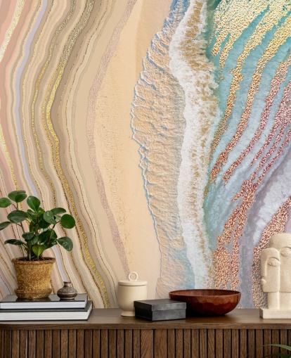 pastel geode wall mural pastel geode wall mural