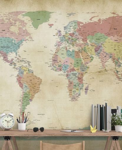 world map wall mural with cities world map wall mural with cities