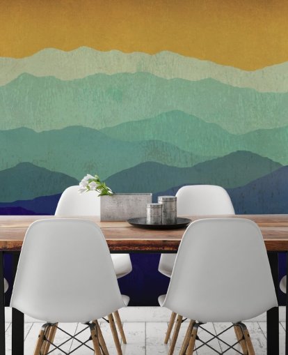 blue and mustard mountains wallpaper blue and mustard mountains wallpaper