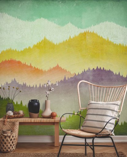 papel de parede colorido montanhas papel de parede colorido montanhas