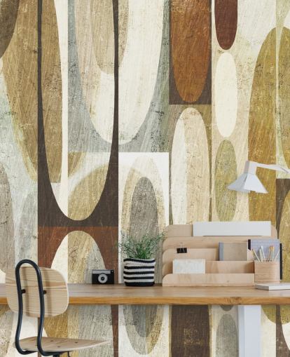 Brown Circle Abstrakt Bakgrunn Brown Circle Abstrakt Bakgrunn