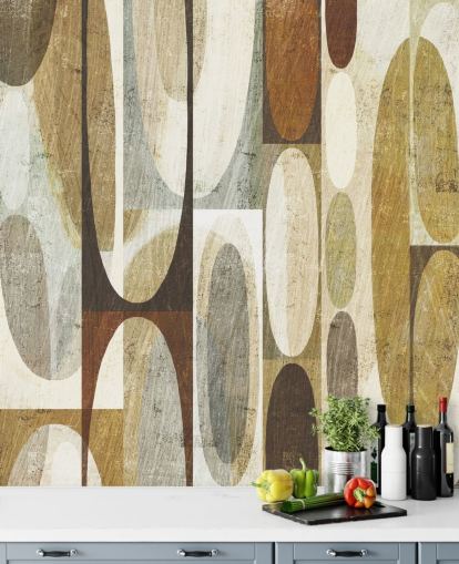 Brown Circle Abstract Wallpaper Brown Circle Abstract Wallpaper