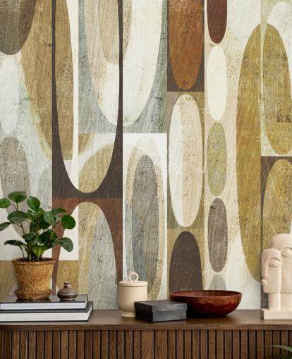 Brown Circle Abstract Wallpaper Brown Circle Abstract Wallpaper