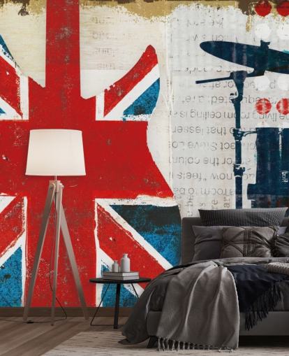 Papel pintado patriótico británico Papel pintado patriótico británico
