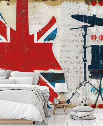 Patriotisk brittisk tapet Patriotisk brittisk tapet