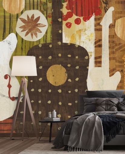 Abstrakt gitarr Bakgrund Abstrakt gitarr Bakgrund