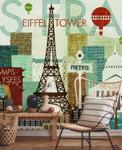 Paris Wall Mural Paris Wall Mural