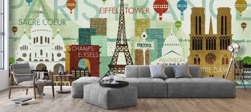 Pariser Wandbild