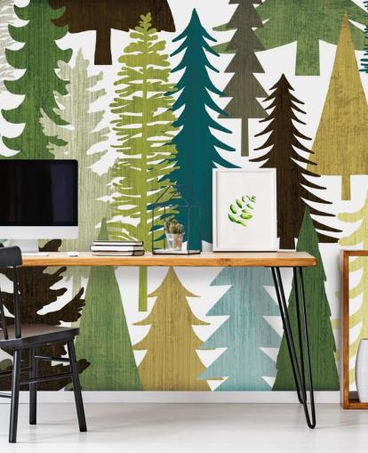 Abstrakt skog Print Bakgrunn Abstrakt skog Print Bakgrunn