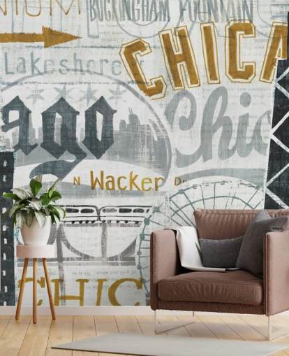 Abstract Chicago City Wallpaper Abstract Chicago City Wallpaper