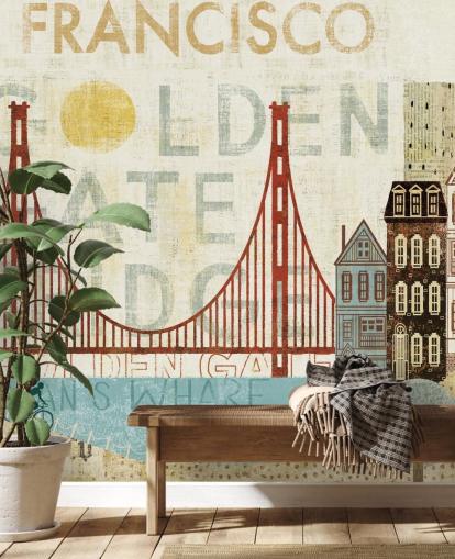 abstrakt san francisco tapet abstrakt san francisco tapet