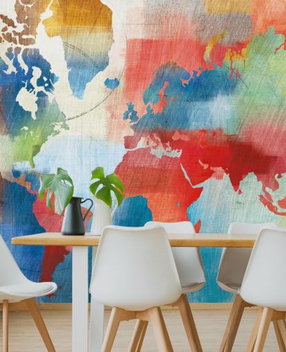 Colorful Map Wallpaper Colorful Map Wallpaper