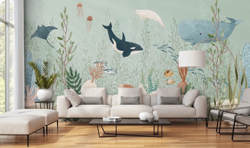 Fish Wallpaper & Sea Life Wall Murals | Wallsauce EU